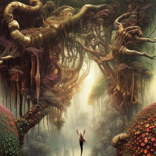 in the mysterious jungle
