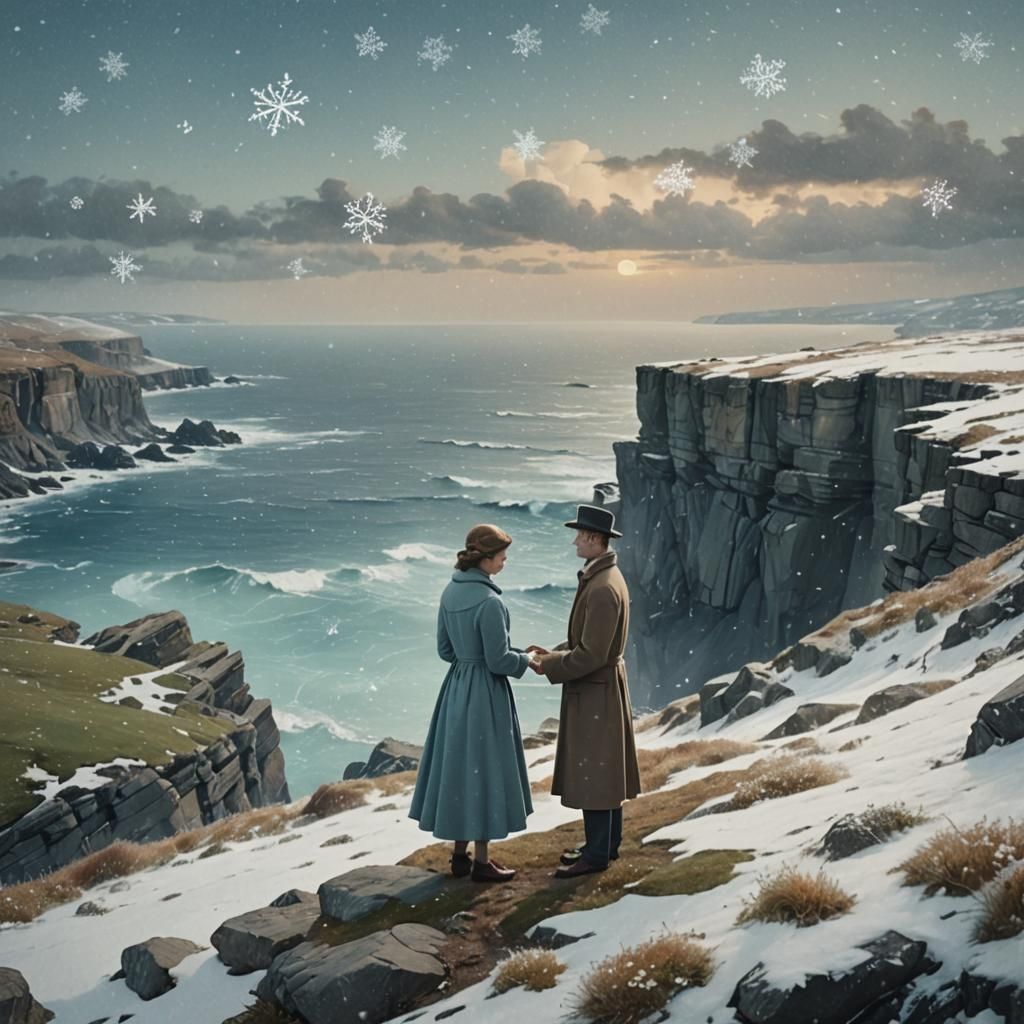 I have loved you since we were children playing on these rocks. I want to be with you for all seasons. Will you marry me...