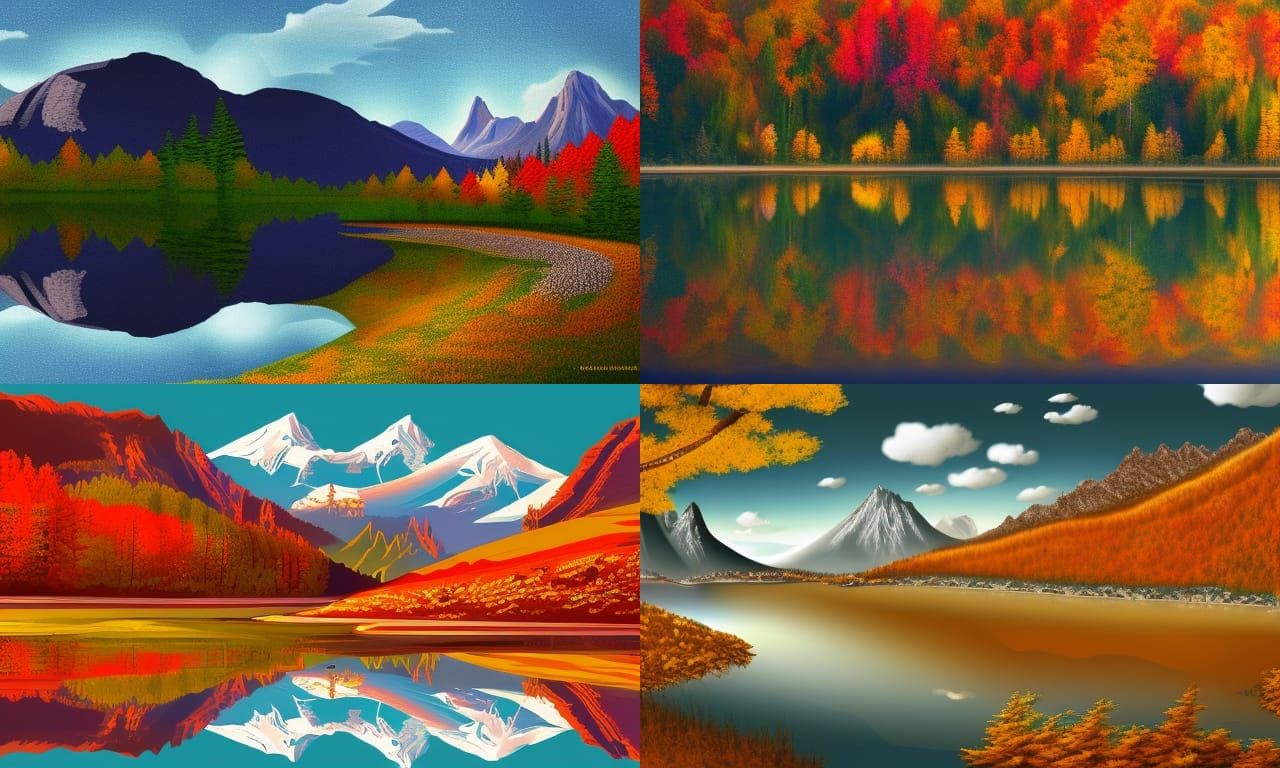 :Landscape, Digital illustration, Hyper-Detailed, mountain,l...
