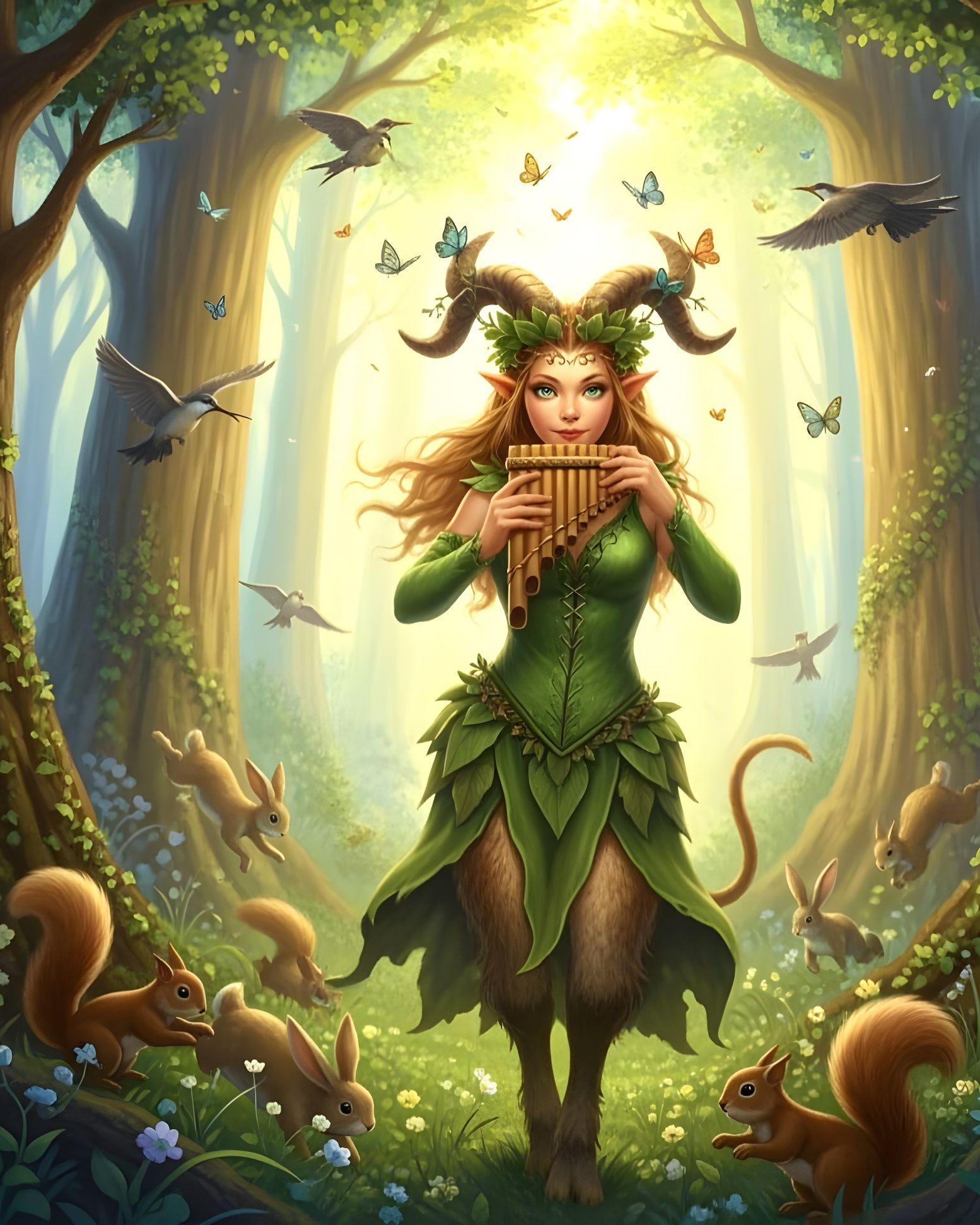 Faun's Forest Fantasia  by @Gary Murakami