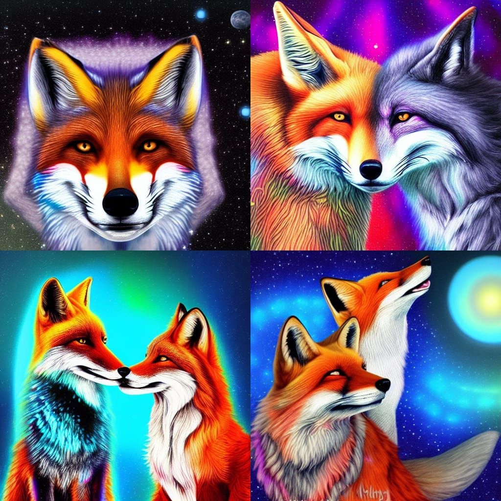 Fox and Wolf Love