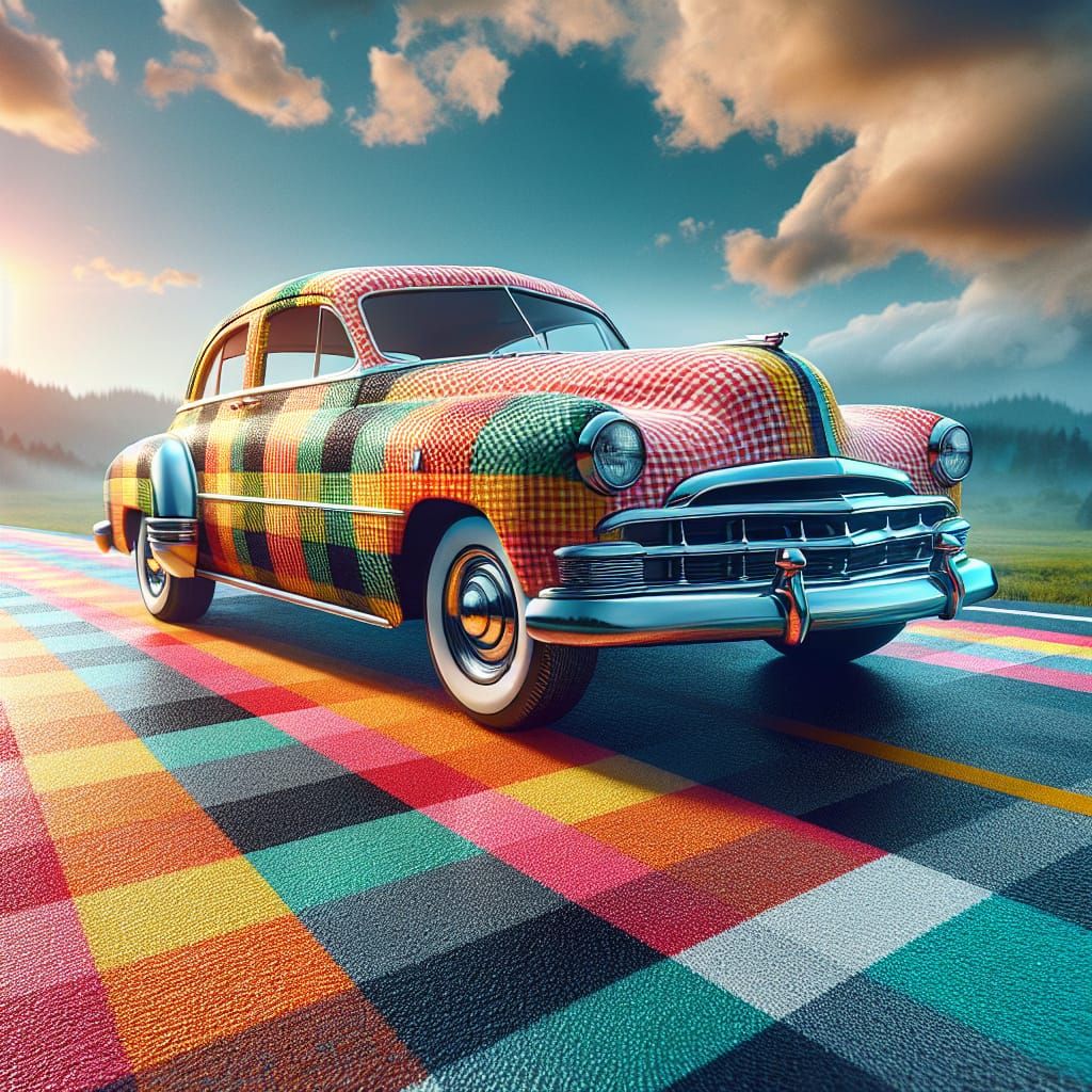 Gingham Print  by @CegoMetal