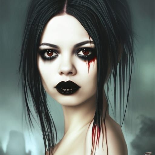 More Crimson Tears - AI Generated Artwork - NightCafe Creator