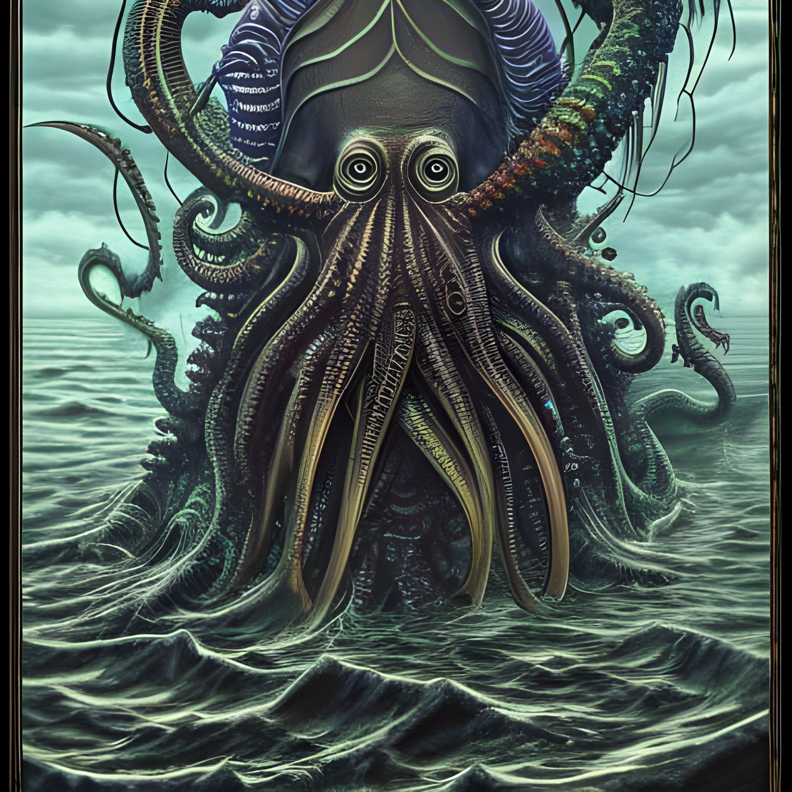 Cthulhu, Lord of R'lyeh III - AI Generated Artwork - NightCafe Creator