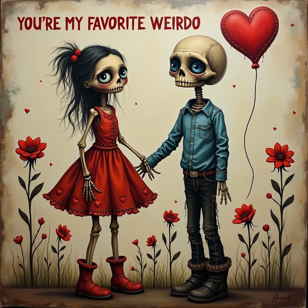 YOU'RE MY FAVORITE WEIRDO  by @Michael Hendrickson