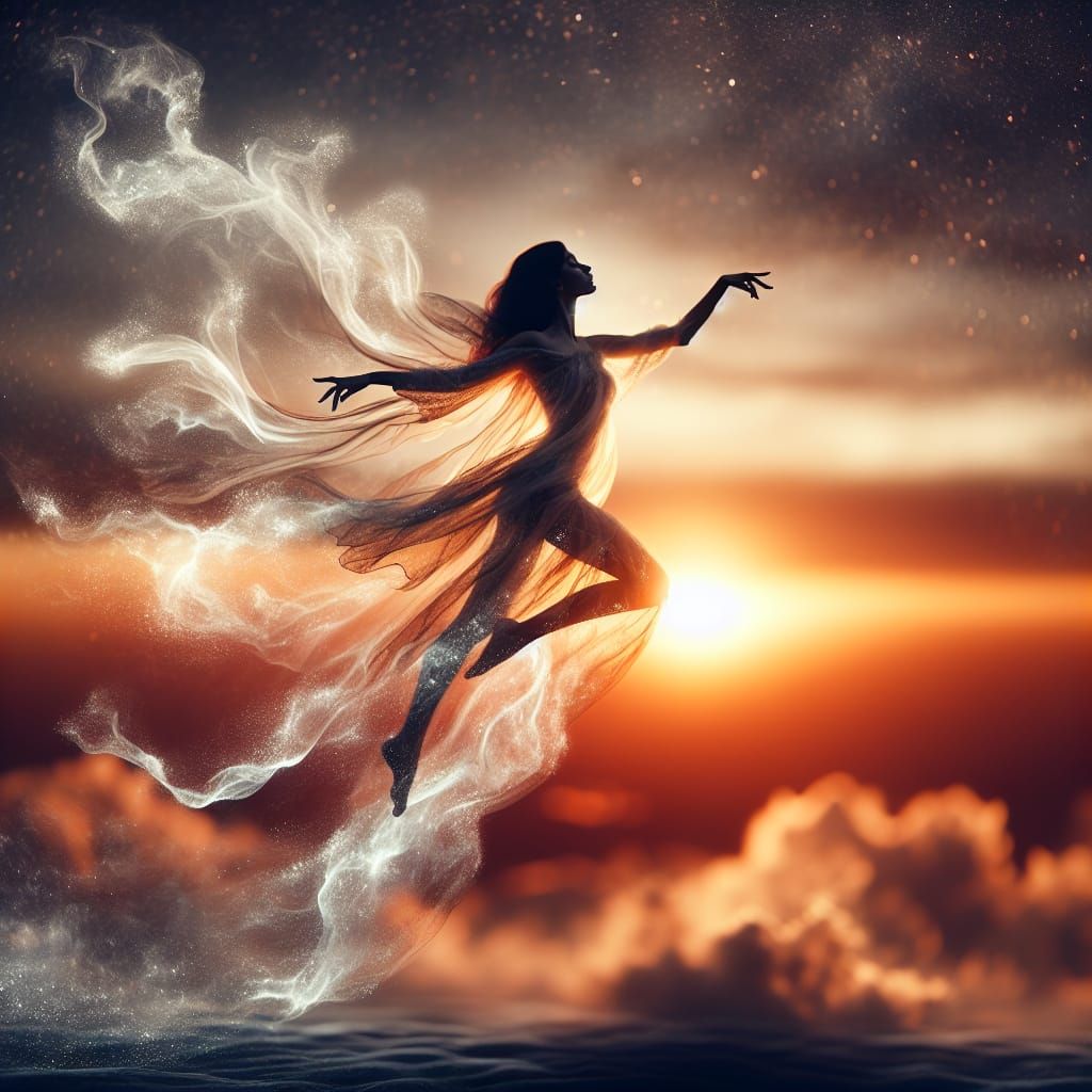 The five Elements – Element Air – The Air Dancer 03 - AI Generated ...