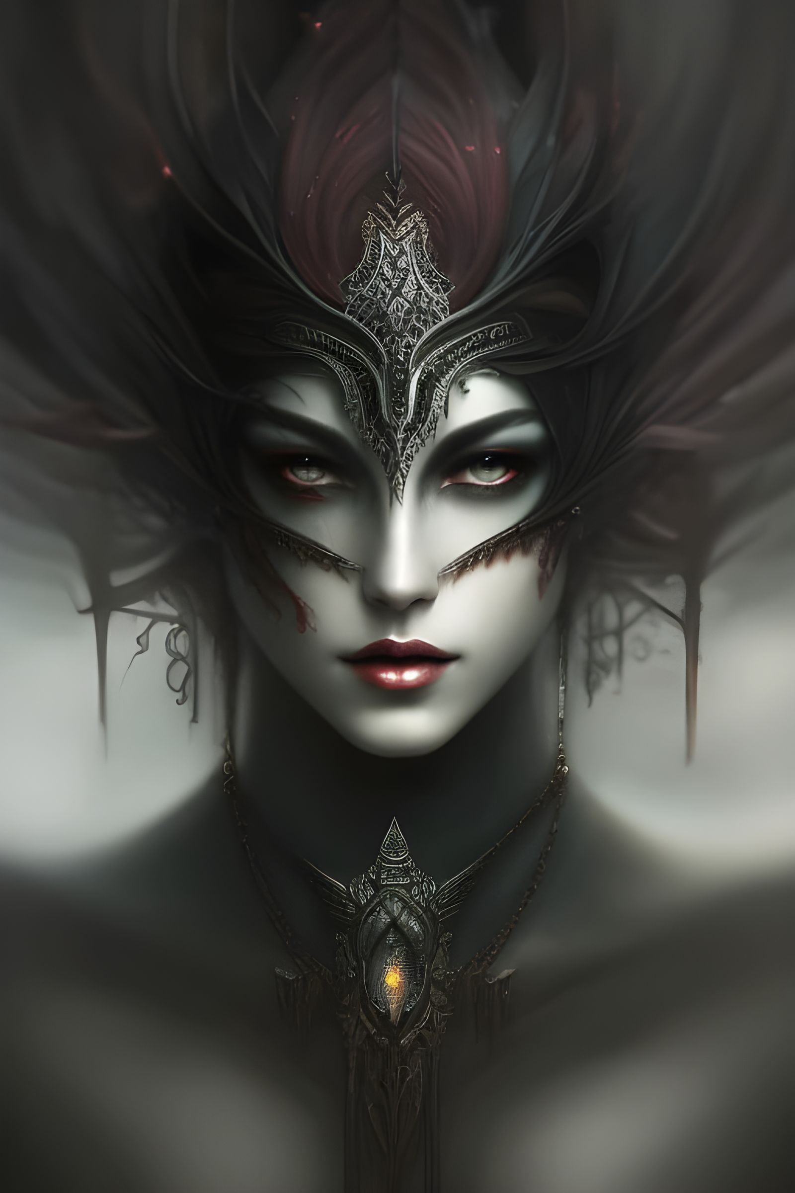 Lady in the Dark - AI Generated Artwork - NightCafe Creator