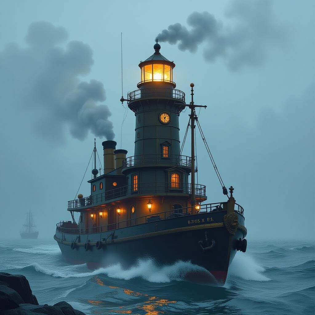 Steaming the rough seas with a warning  