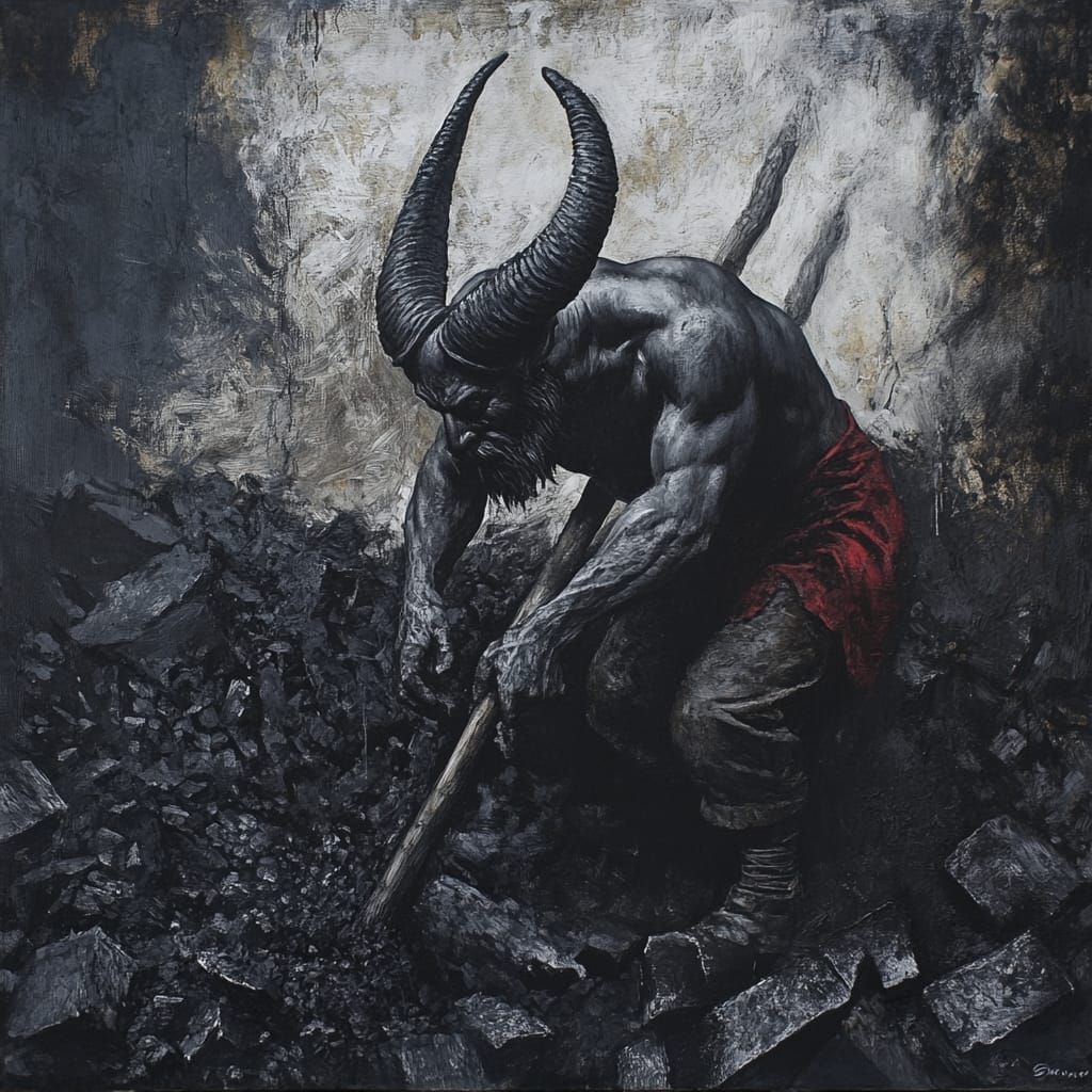 Devil put the coal in the ground