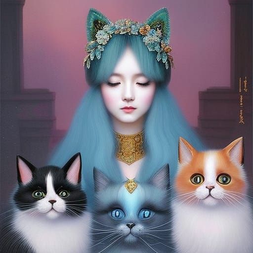 🐈 🐈 cats 🐈 - AI Generated Artwork - NightCafe Creator