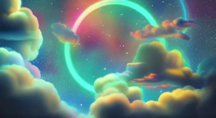 Magical Ethereal Animals in Vivid Digital Art