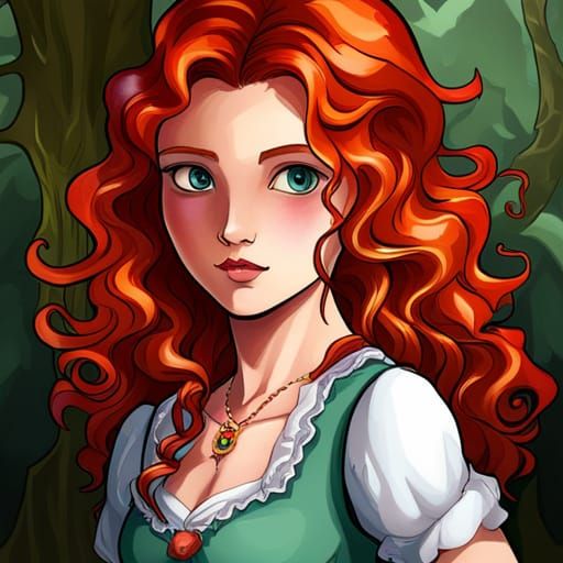 Curly portrait