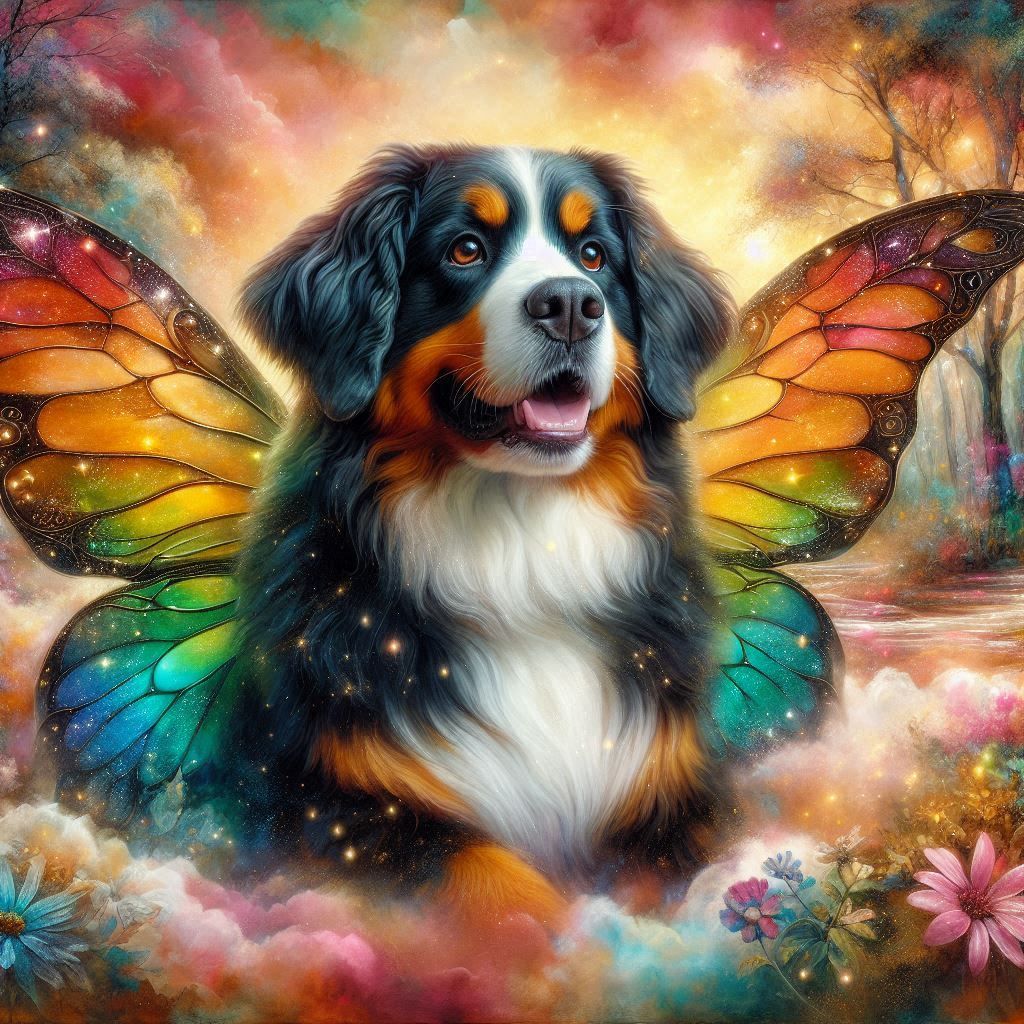 bernese mountaindog fairy.