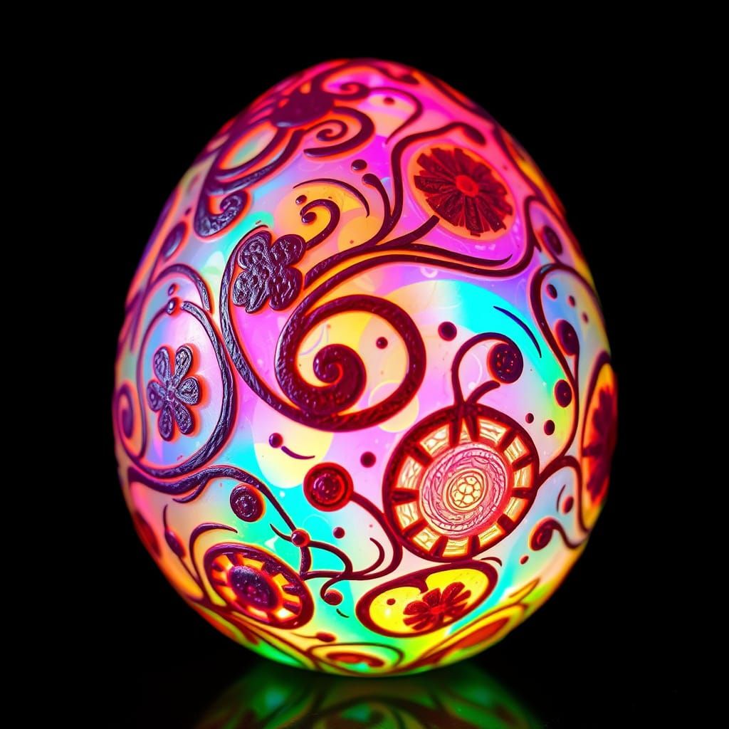Highly abstract egg  by @Creator with no fantasy