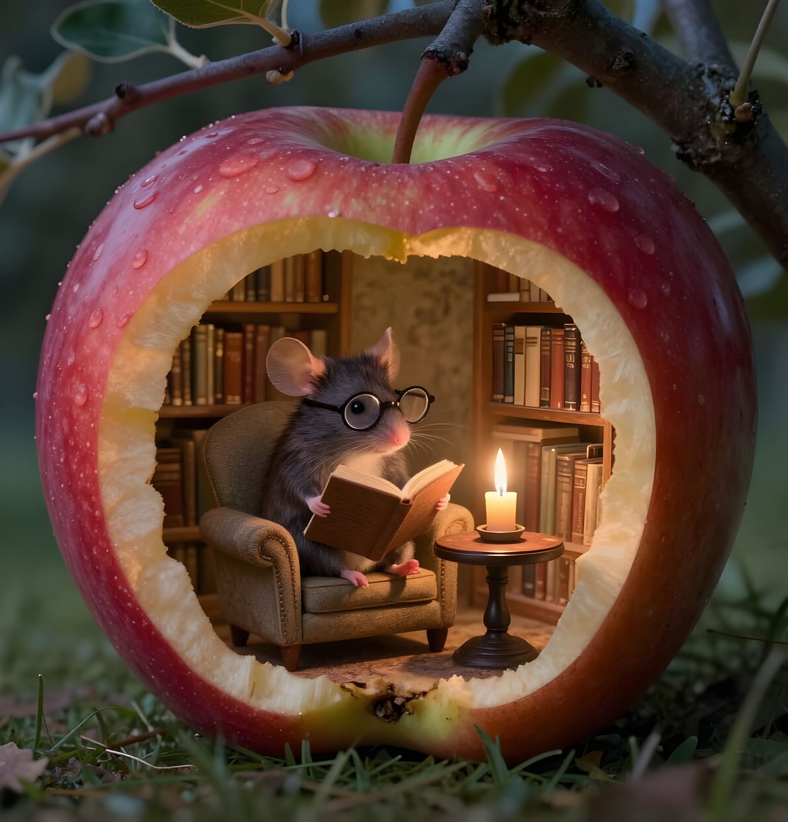 Tiny Reading Nook  by @Mamatnight