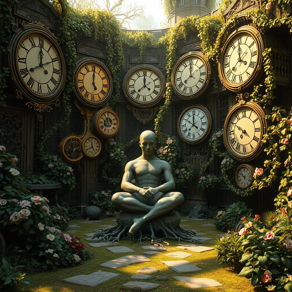 time garden   by @Monika