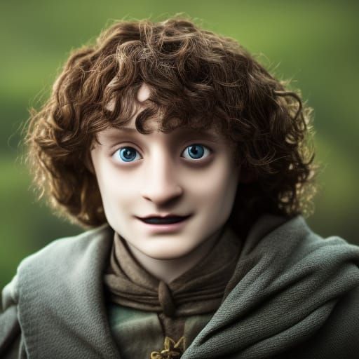 Frodo Baggins - AI Generated Artwork - NightCafe Creator