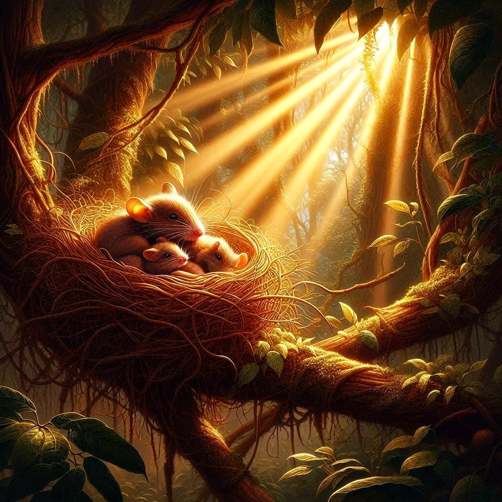 mice family found a new home