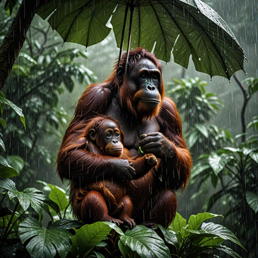 Jungle umbrella  by @Yael 