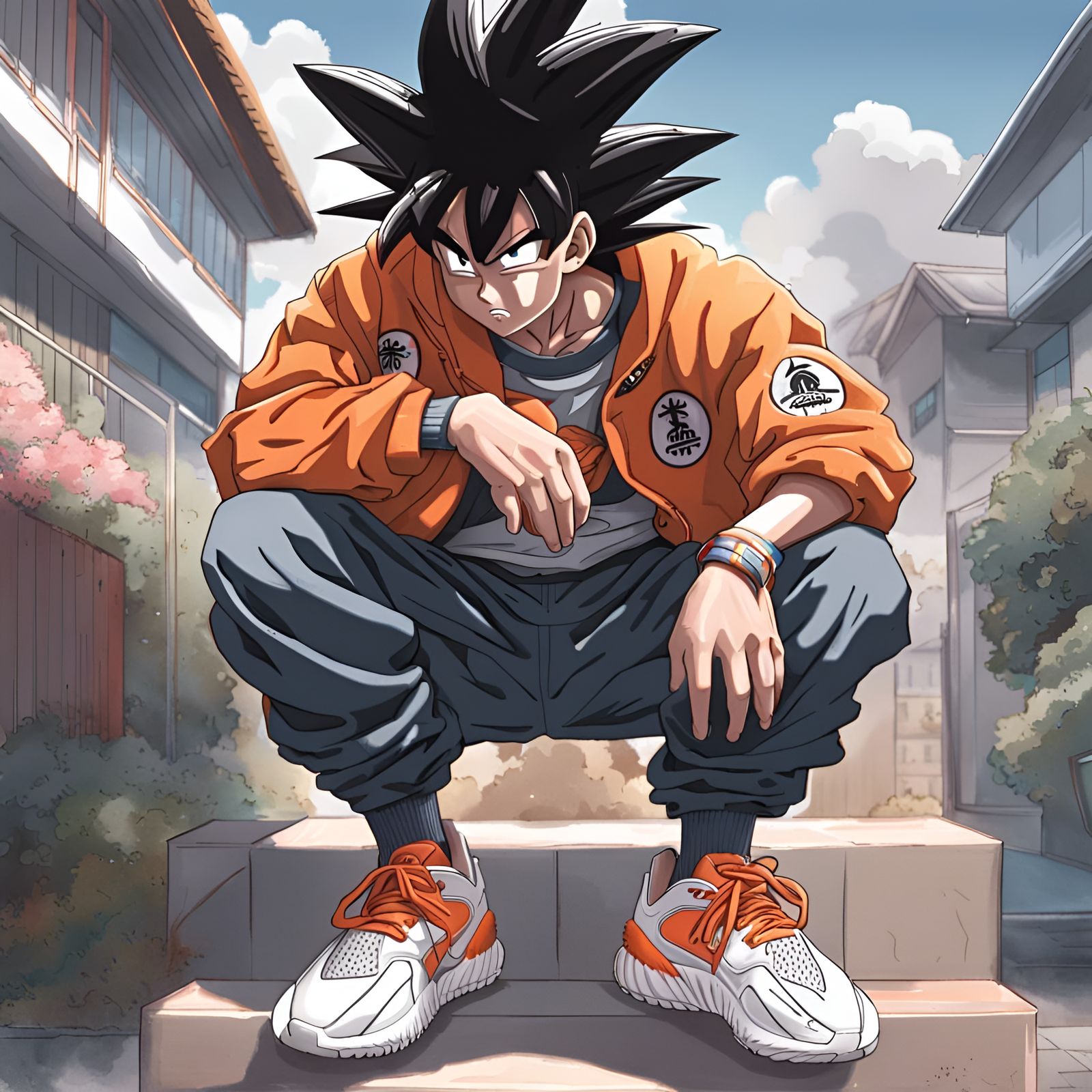 Saiyan Swag - AI Generated Artwork - NightCafe Creator