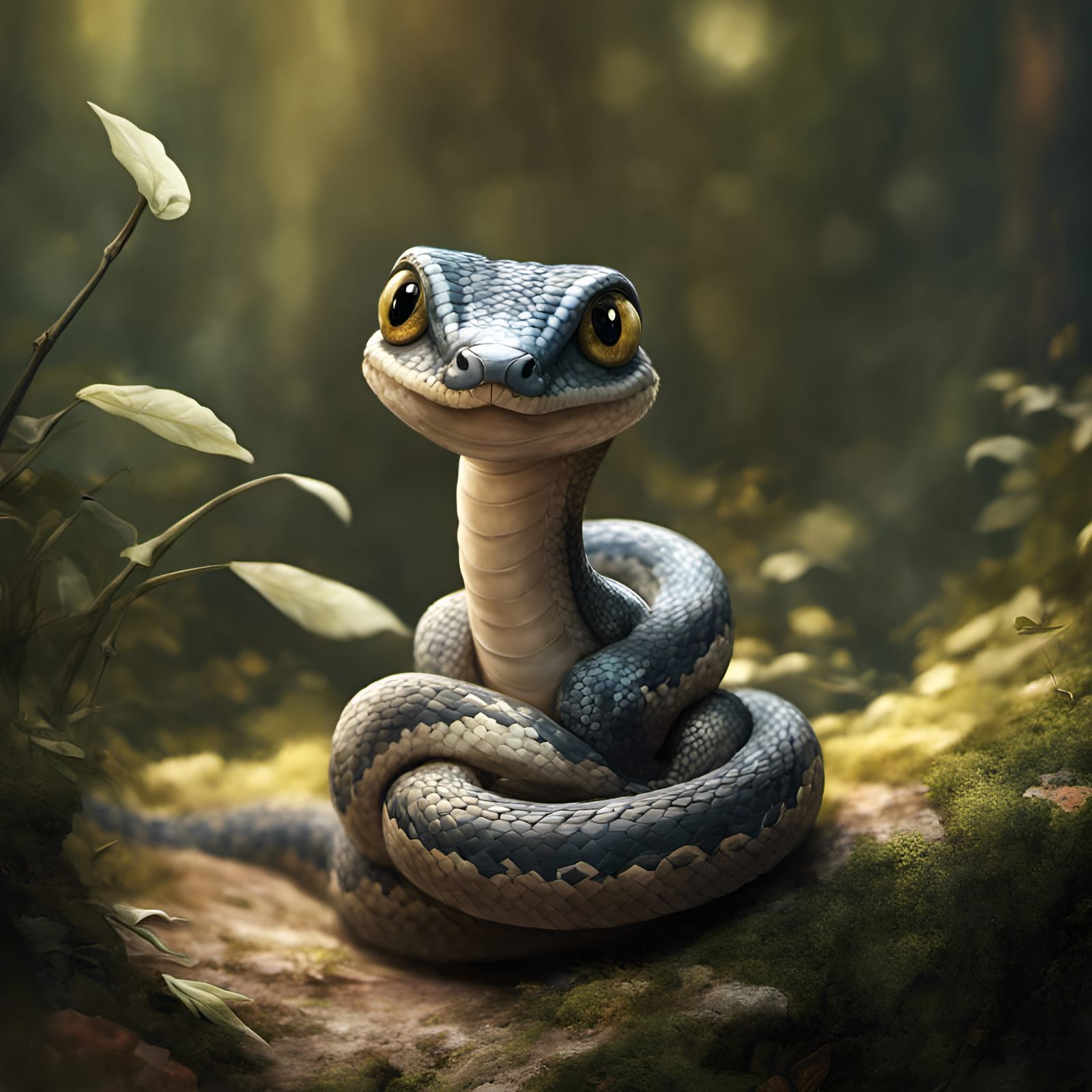 Little Python - AI Generated Artwork - NightCafe Creator