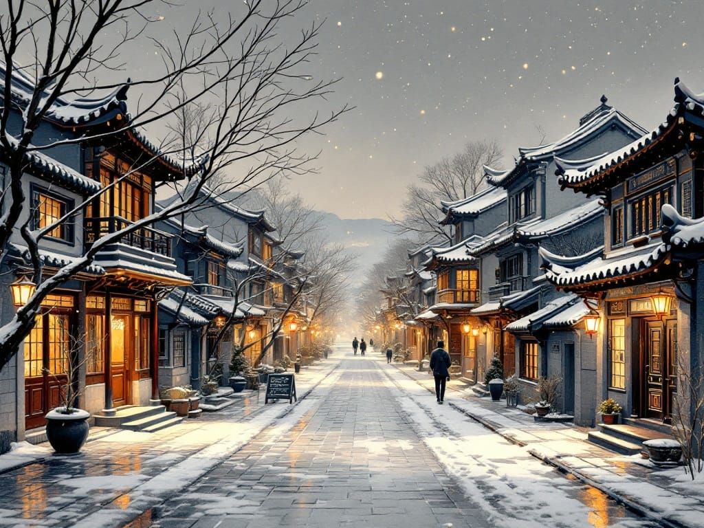 Hutong in winter