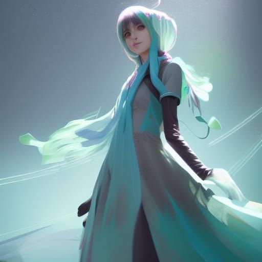 Hatsune Miku veil