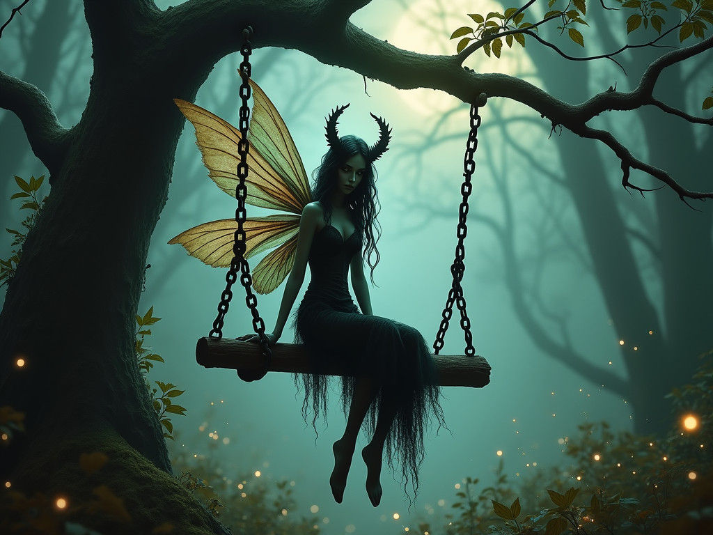 this fae may not be friendly   by @fiercebearart