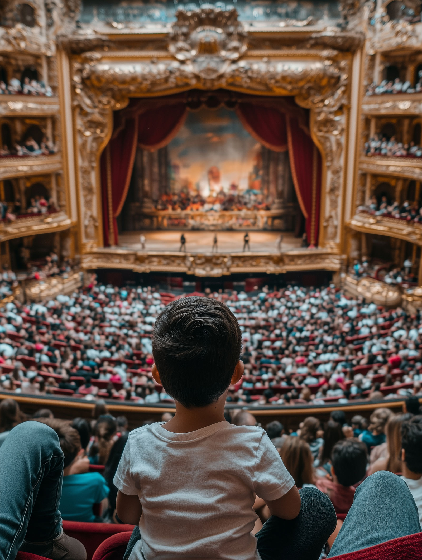 The mise-en-scène was set for a wonderful night at the theatre.  by @MakerDawg