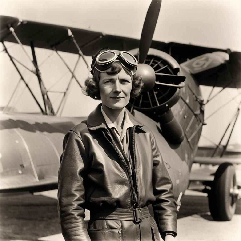 Amelia Earhart  by @Rachael of Mandalore