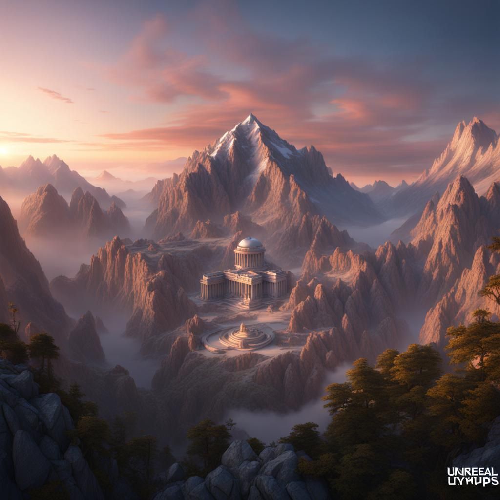 Mount Olympus at dawn