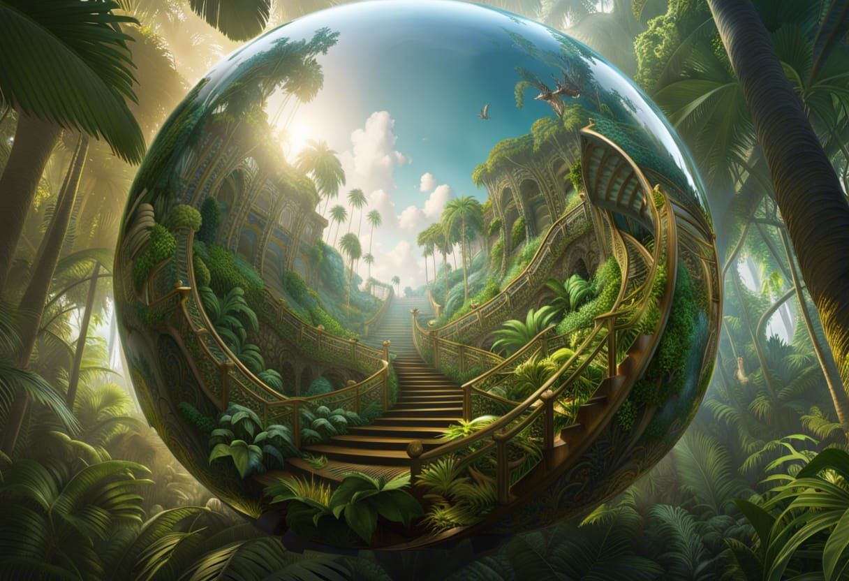 Jungle Garden Stairs