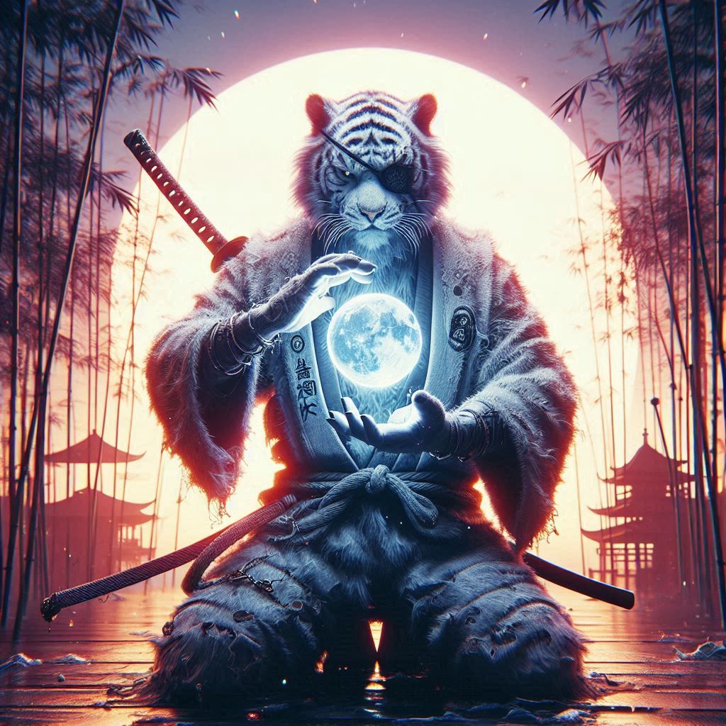 “Byakko, Moon Warrior” … The Power of the Moon rests within his Soul