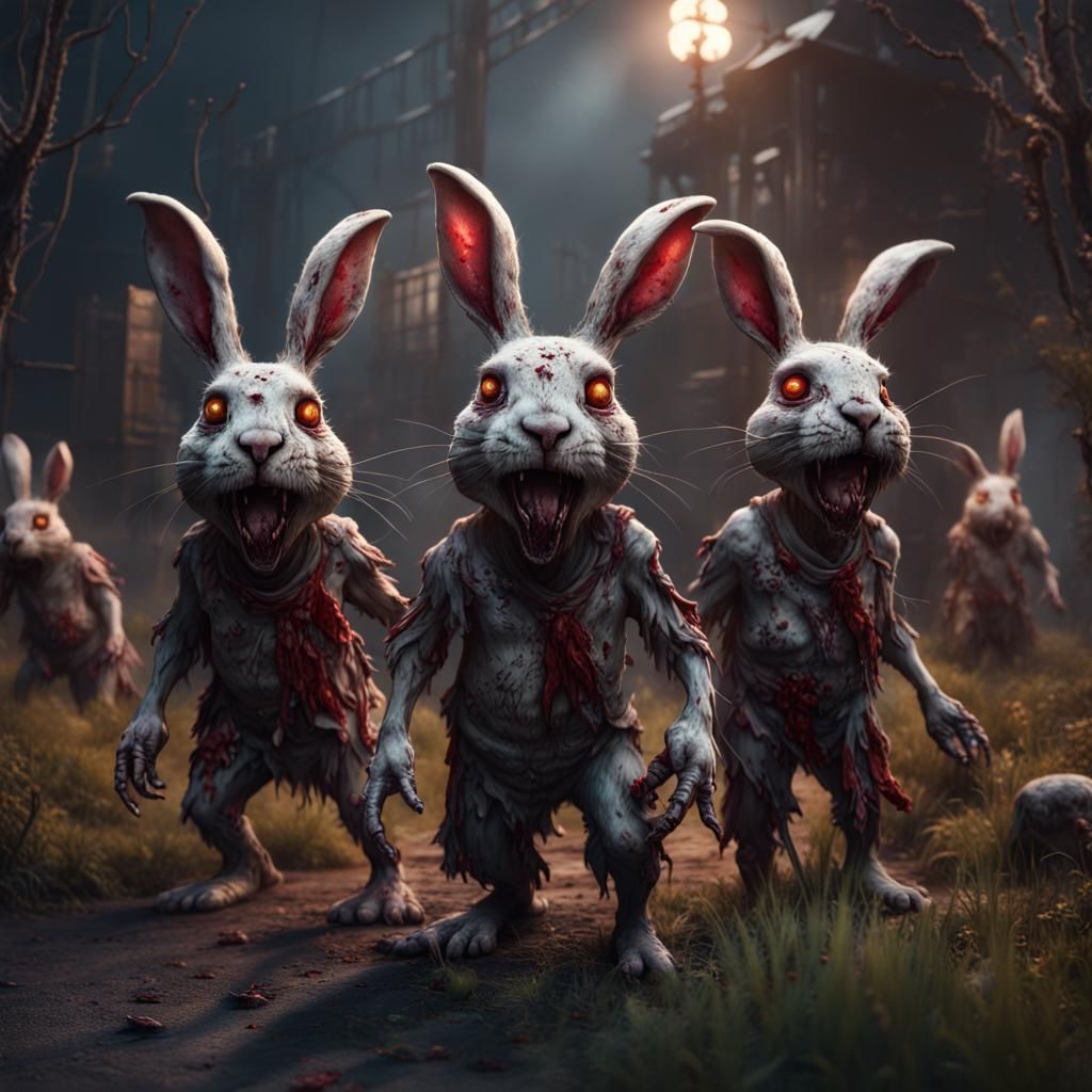 The Very Badass Bunnies versus The Very Bad Zombunnies