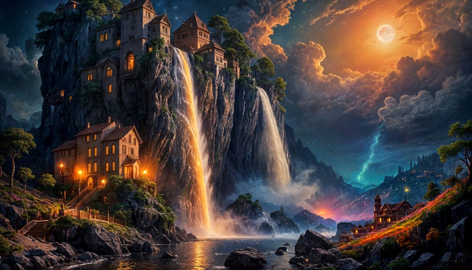 Starlit City Stream  by @The Leycer