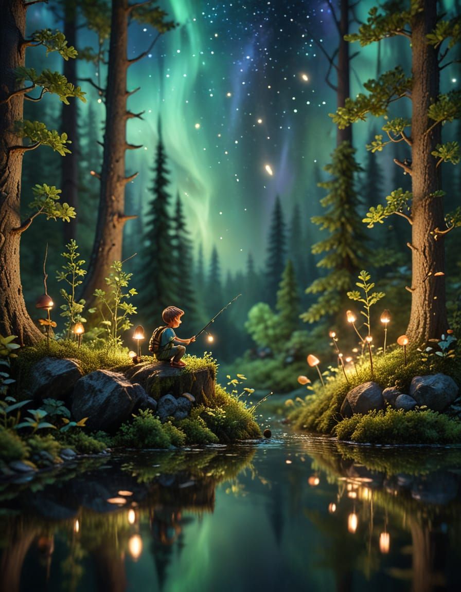 Night fishing   by @Gonnutzie