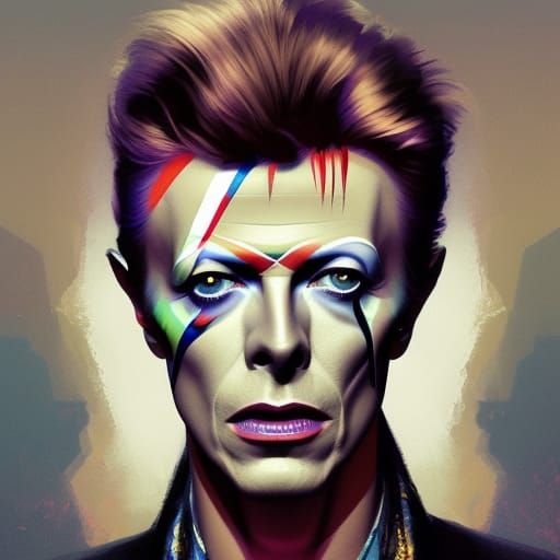 David Bowie - AI Generated Artwork - NightCafe Creator