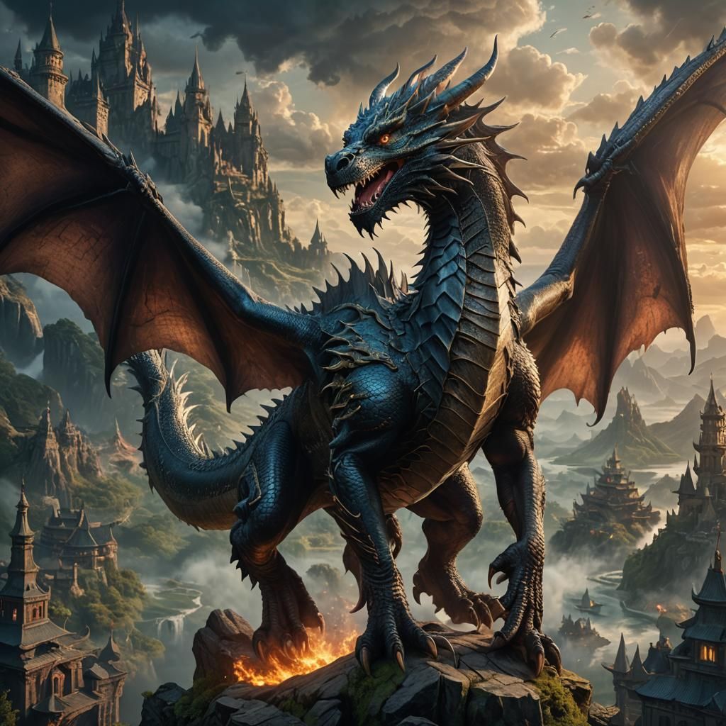 A dragon roar