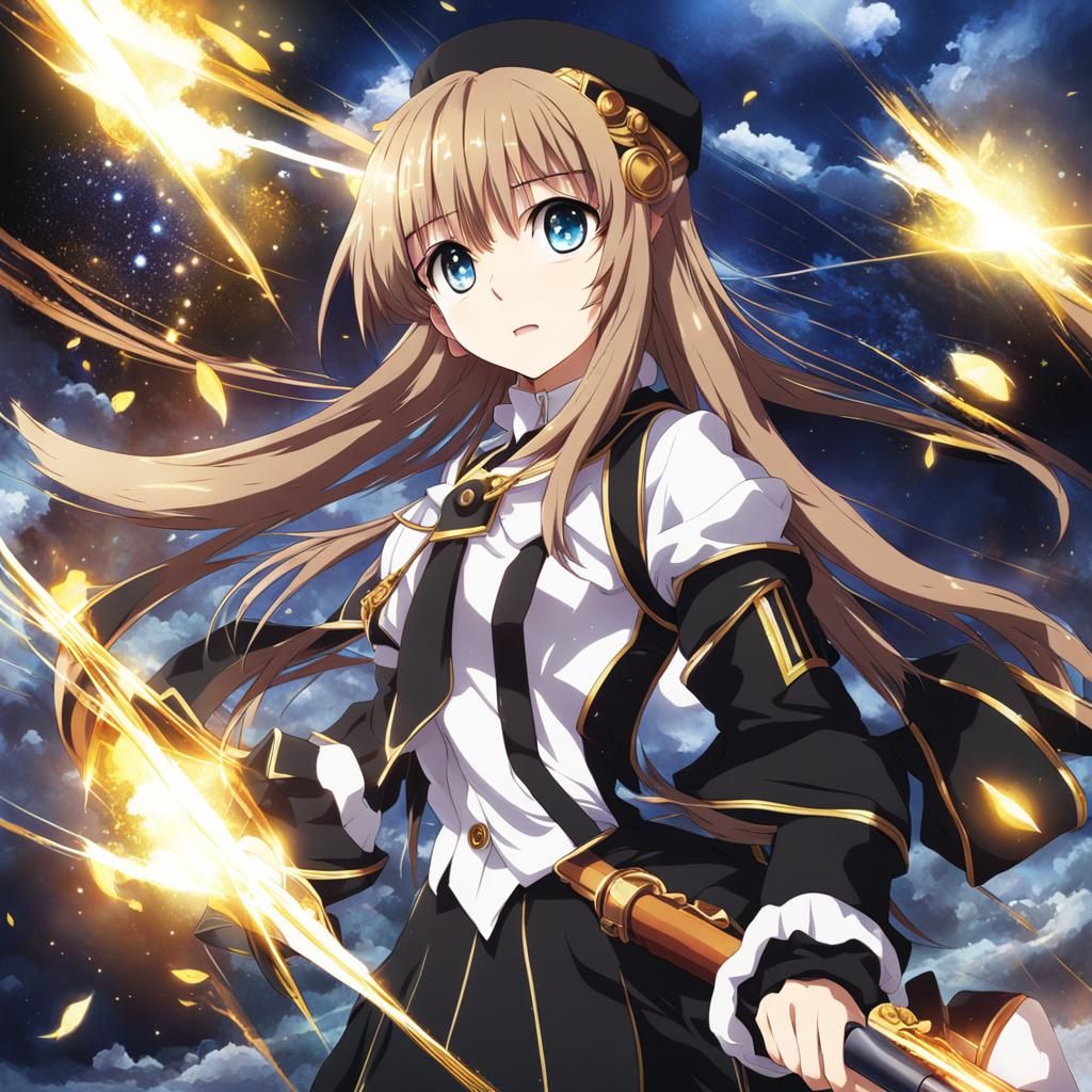 Anime Key Visual in Japanese Manga Style