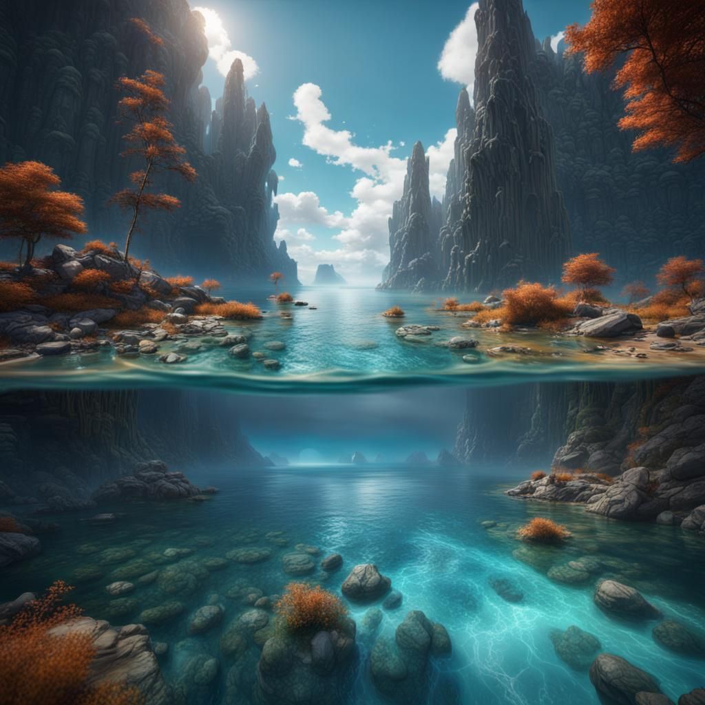 a world underwater