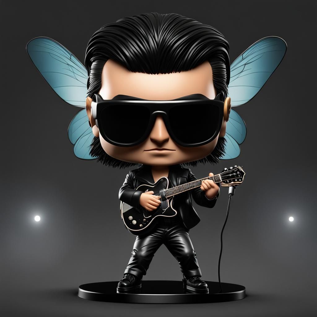 Bono „The Fly“ Vox - AI Generated Artwork - NightCafe Creator