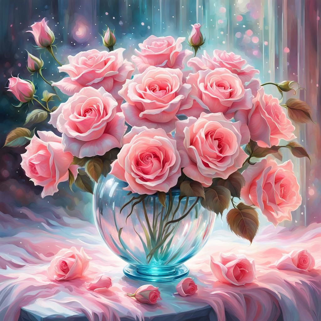 pink roses