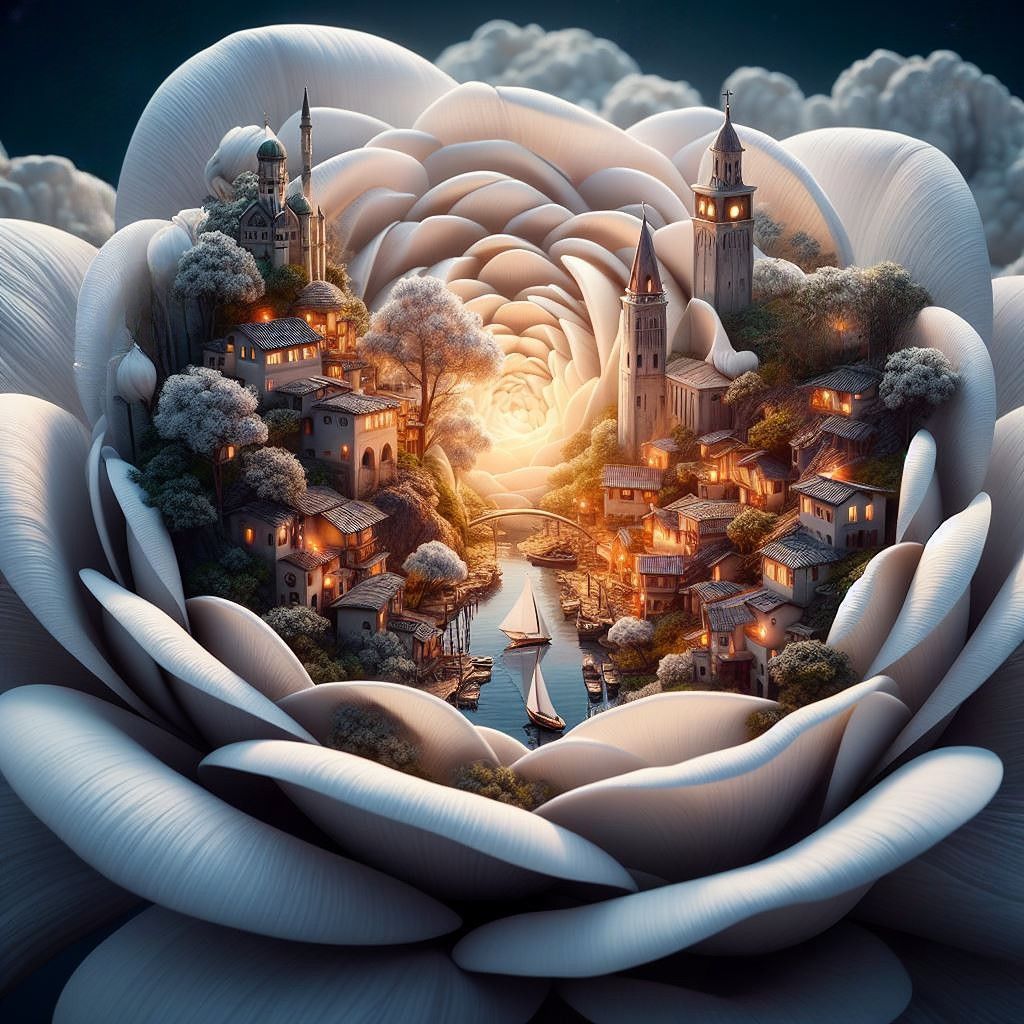 Flower town B  by @MySeeMy