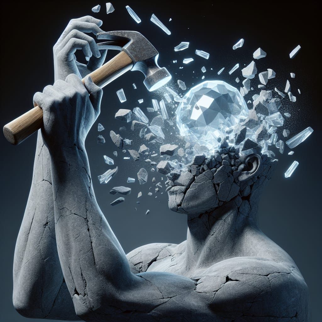 breaking your diamond idea out of your head  by @David Myers