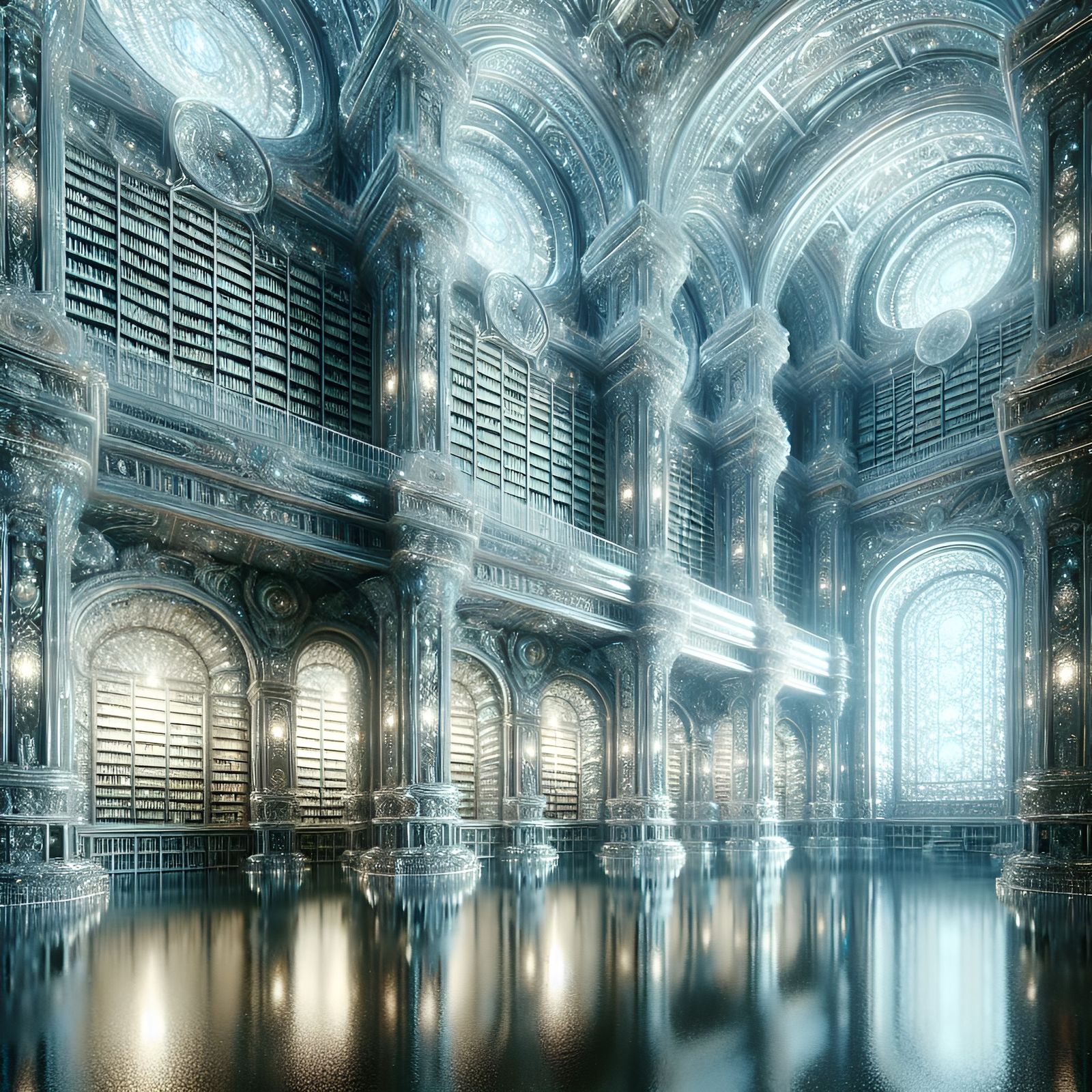 Library ; Glass