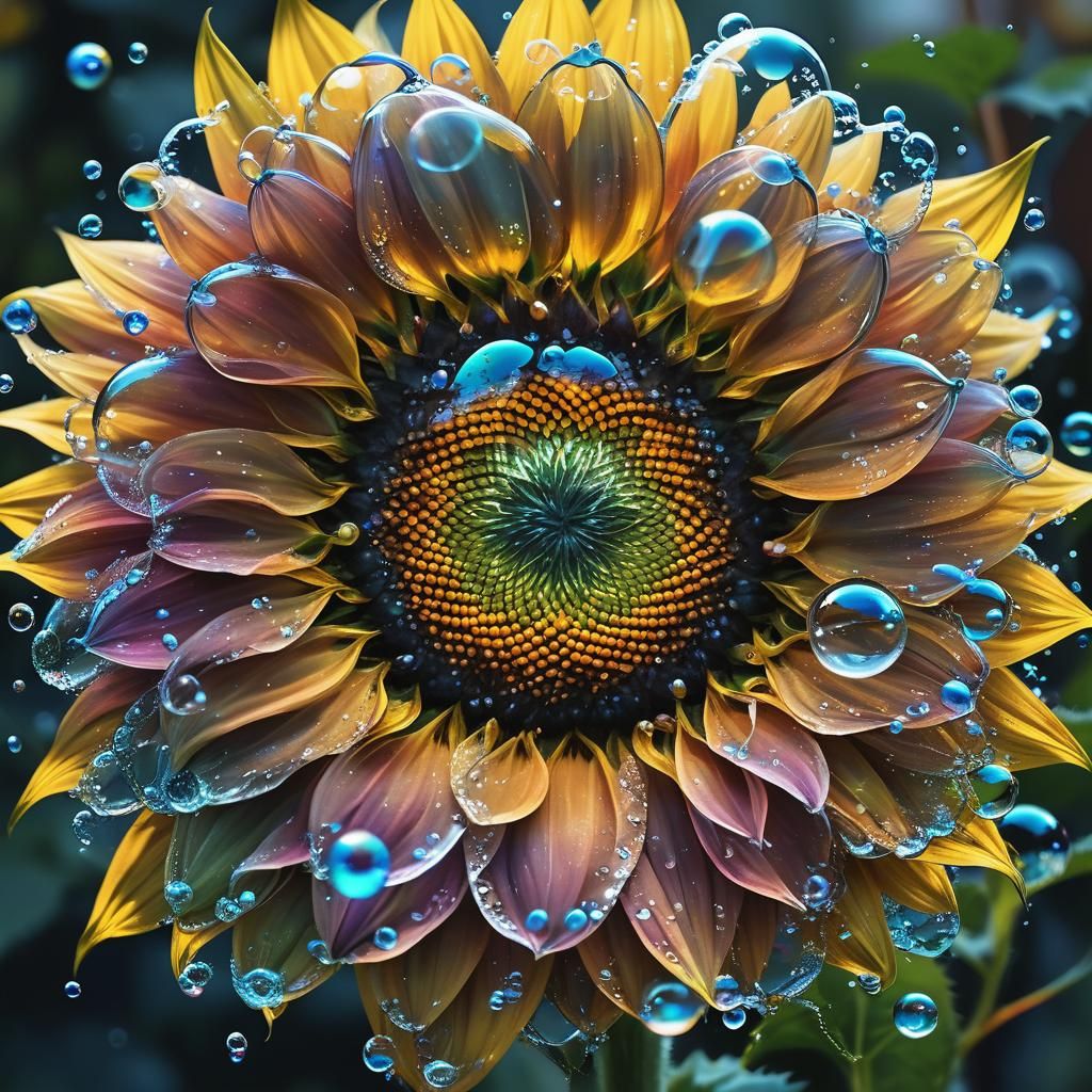 Bubble Sunflower🌻🫧