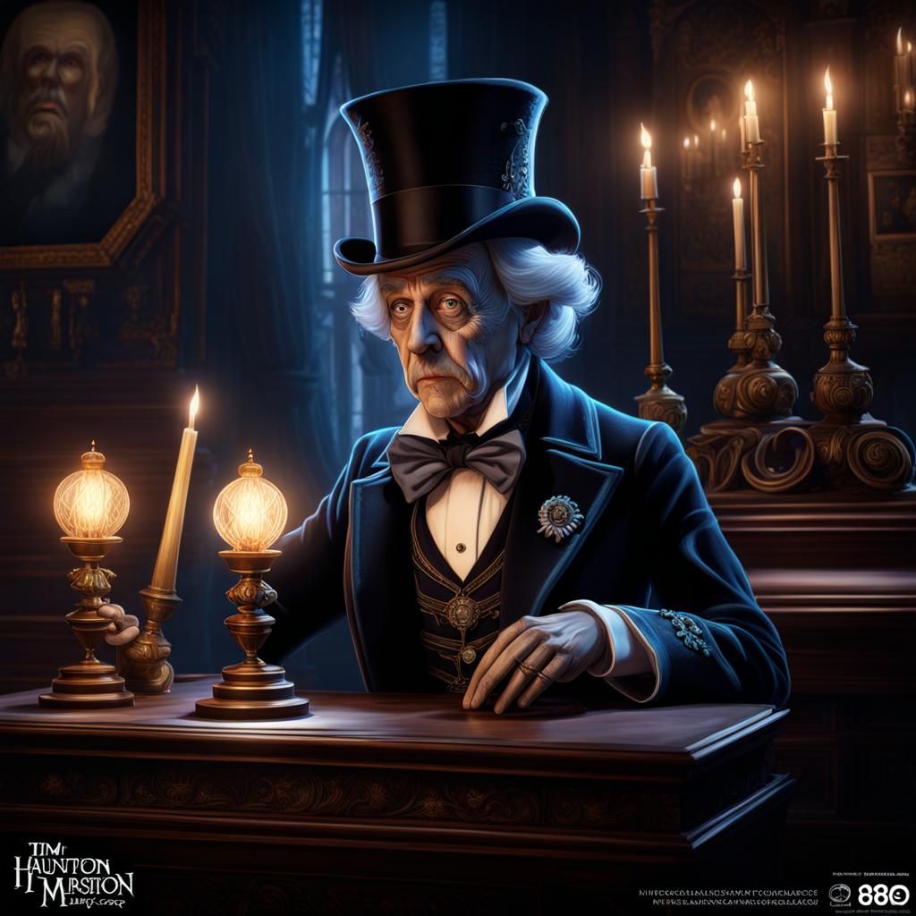 Master Gracey of the Haunted Mansion - AI Generated Artwork - NightCafe ...