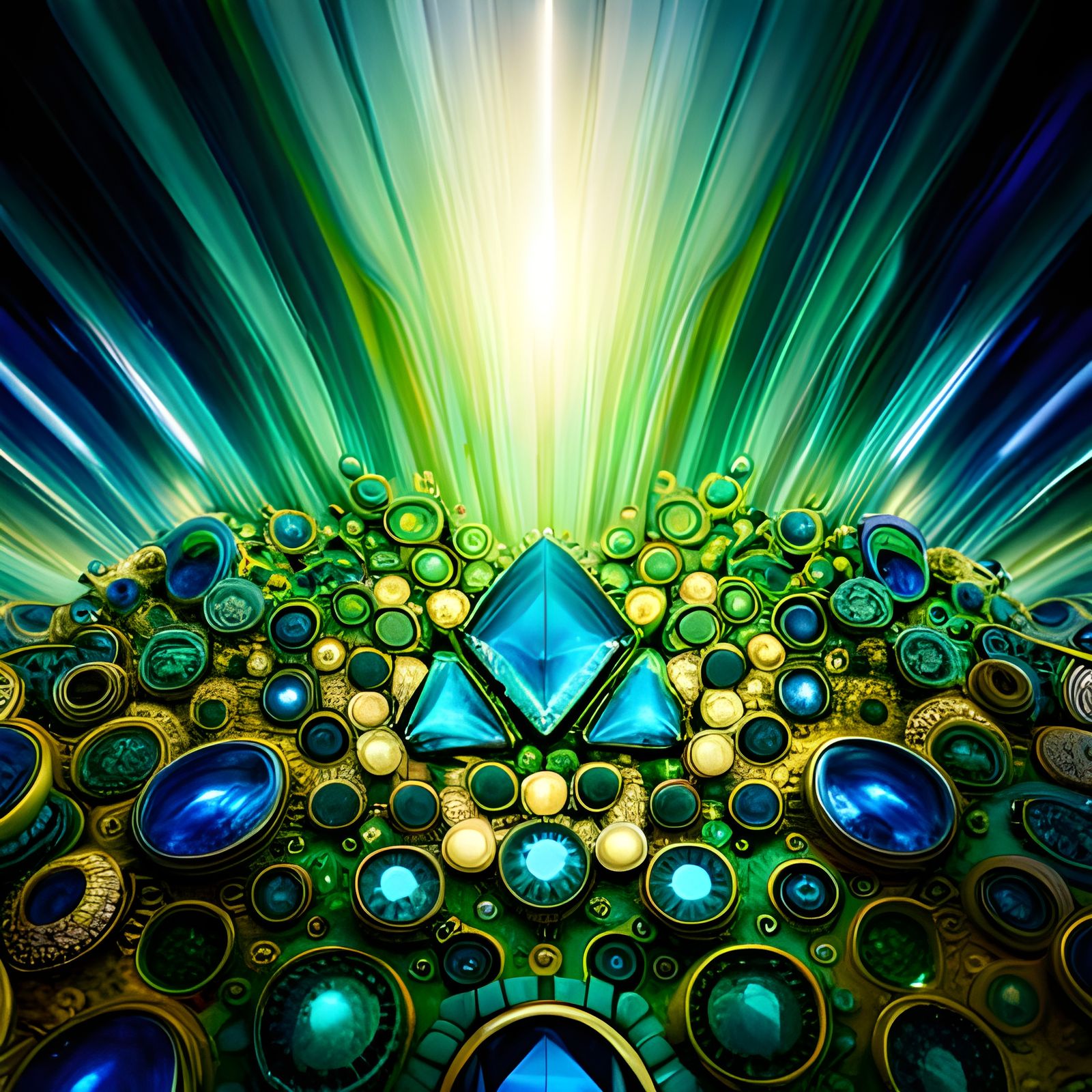 Sparkling jewelry