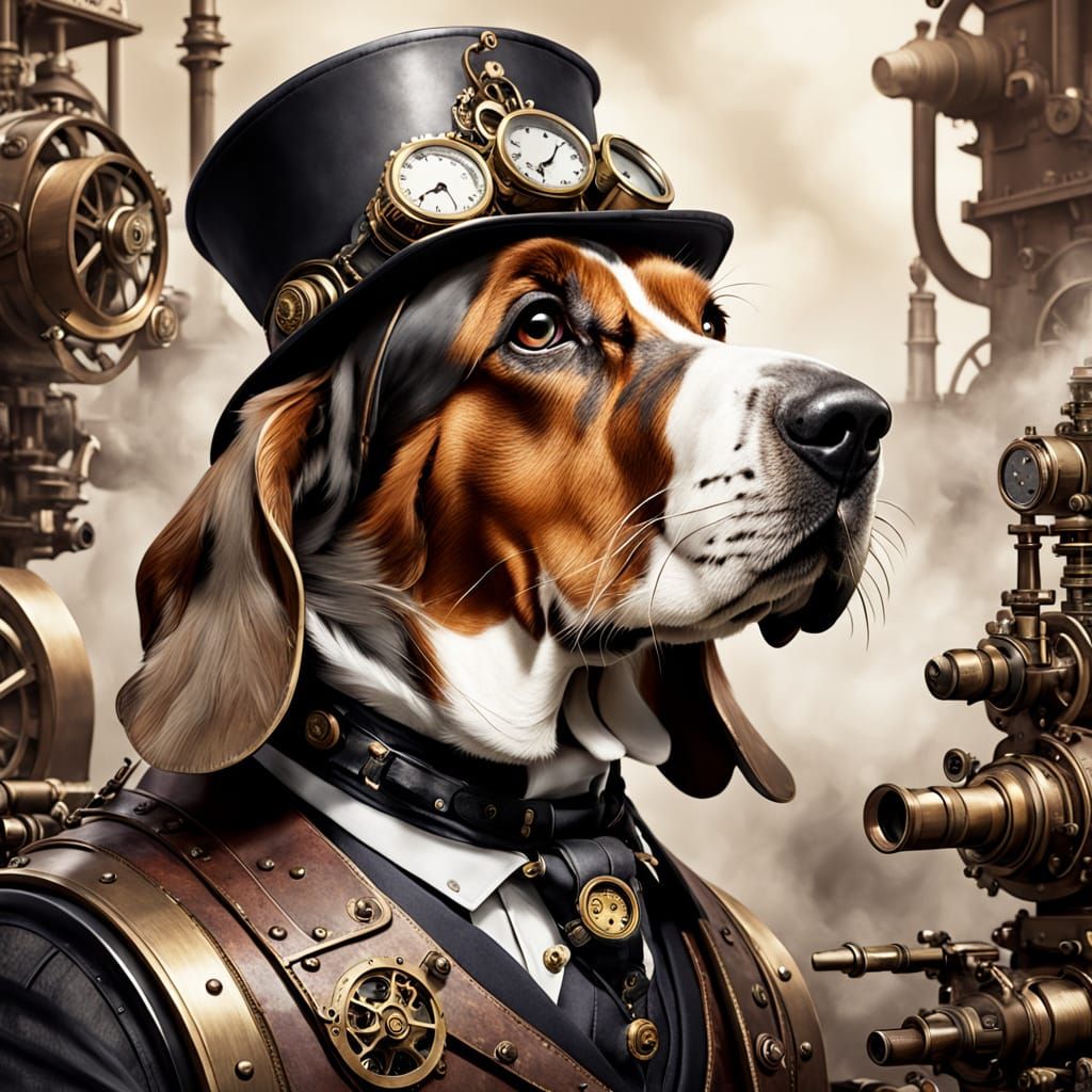 Basset Hound   by @Verna-Ann Swaine