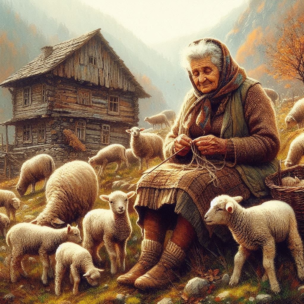 knitted woolen socks